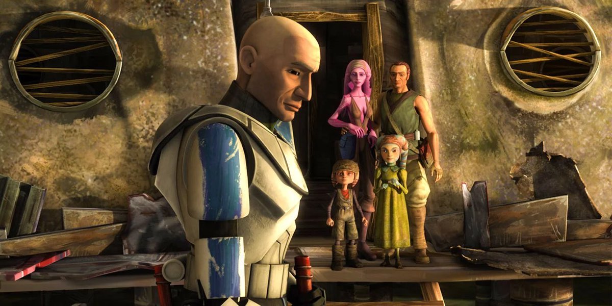 brookstweetz's tweet photo. Remember in the Clone Wars series where they explore how the Clones aren’t just mindless soldiers but have different personalities and desires to be more human. There’s even an episode dedicated to a deserter Clone who left to start a family. Posting this for no reason. https://t.co/tArdMa0Qrz