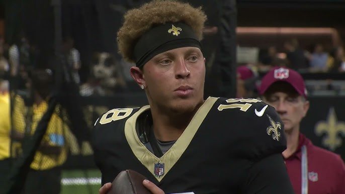 NFL_DovKleiman's tweet photo. 5 rookie QBs will start this week:

- Patriots QB Drake Maye
- Saints QB Spencer Rattler 
- Bears Caleb Williams
- Commanders Jayden Daniels
- Broncos Bo Nix.

A new era is here. https://t.co/JaBloic7D8