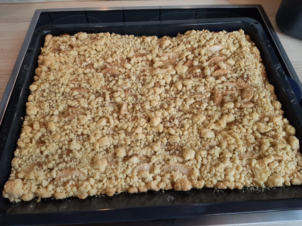 Zuviele Äpfel, also Kuchen gebacken