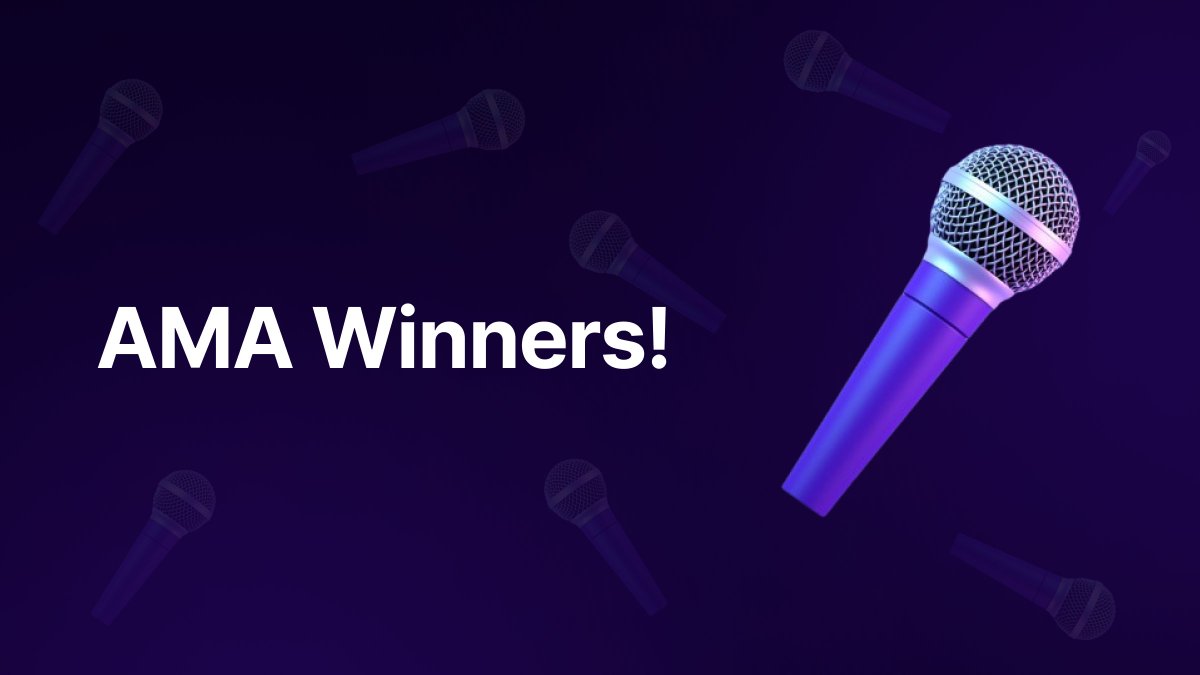 We had an Great AMA Last night! 🚀

Huge thanks to everyone who participated and asked such great questions! 

Head over to our Telegram to catch the recording and see who won Best Questions! 

Don’t miss out on all the exciting insight! 🏆

Find it all on our Telegram: