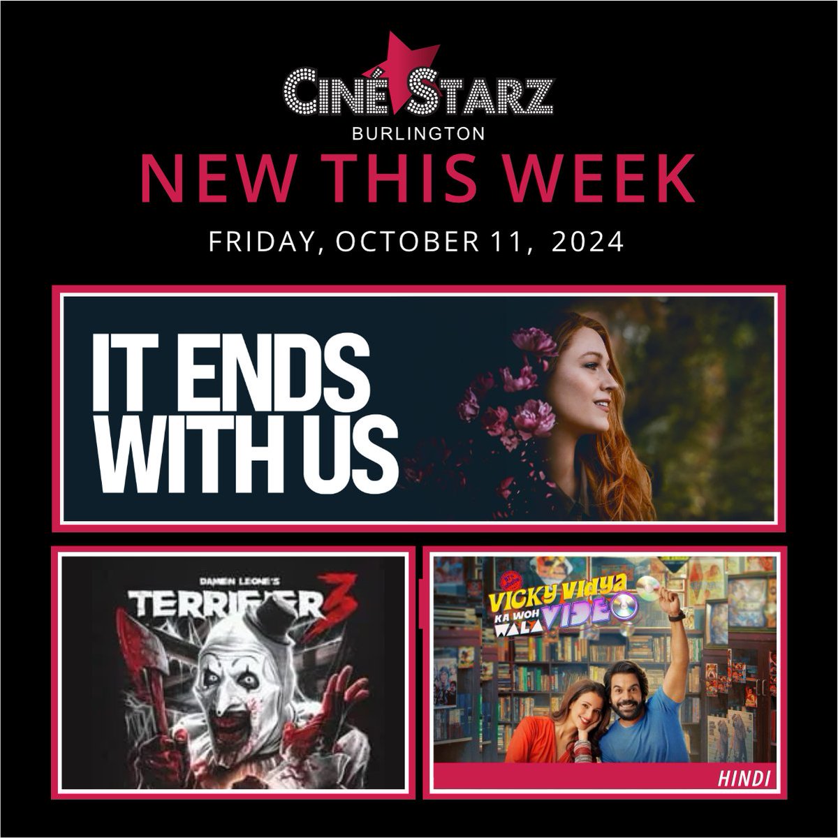 Catch some new flicks this week🎥