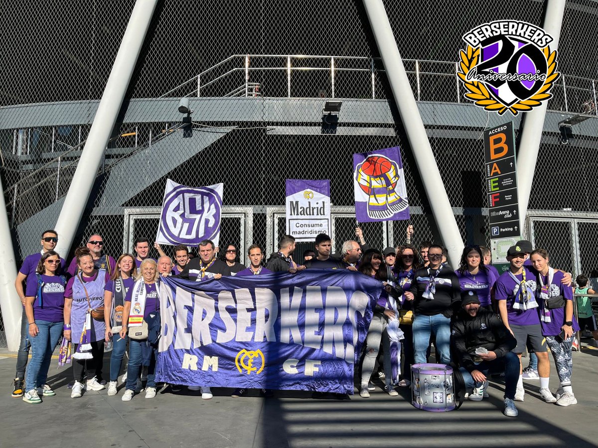 BerserkersRMCF's tweet photo. No queremos dejar pasar la oportunidad de dar la enhorabuena al @bilbaobasket por la victoria. Un club señor que cada vez que les rendimos visita se porta fenomenal con nosotros.
Que por megafonía siempre nos agradezcan la visita y nos deseen buen viaje de vuelta es un detallazo. https://t.co/3Q984VR2dQ