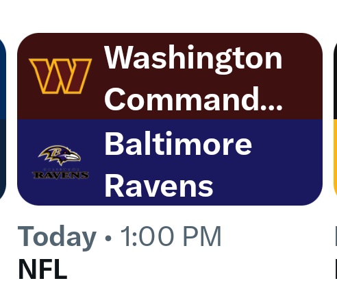 SCadinski's tweet image. let&apos;s get the W today!  #Commanders #WASvsBAL