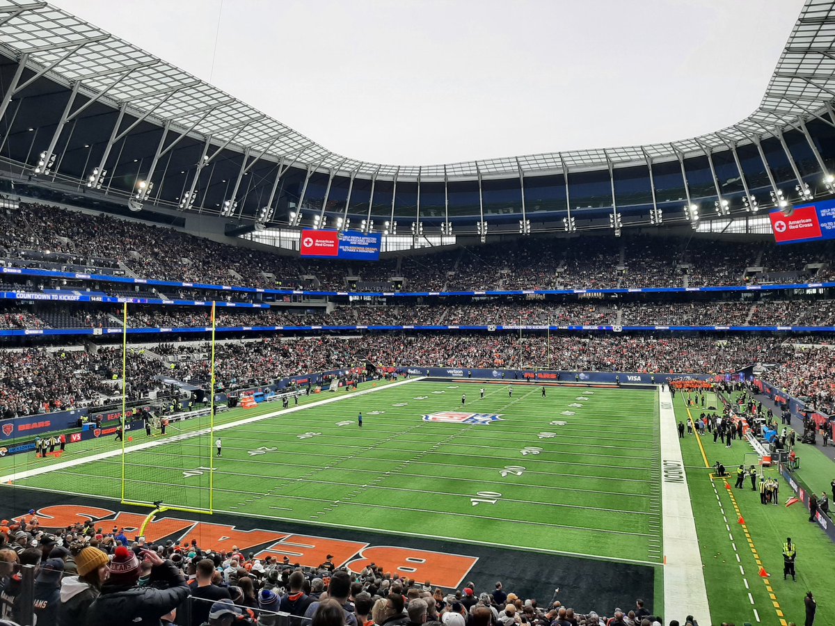 Andrew Shore (@andrewjtshore) on Twitter photo Really excited to be <a href="/SpursStadium/">Tottenham Hotspur Stadium</a> for <a href="/ChicagoBears/">Chicago Bears</a> vs Jaguars. Super atmosphere so far and looking forward to a Da Bears win! Really excited to be <a href="/SpursStadium/">Tottenham Hotspur Stadium</a> for <a href="/ChicagoBears/">Chicago Bears</a> vs Jaguars. Super atmosphere so far and looking forward to a Da Bears win!