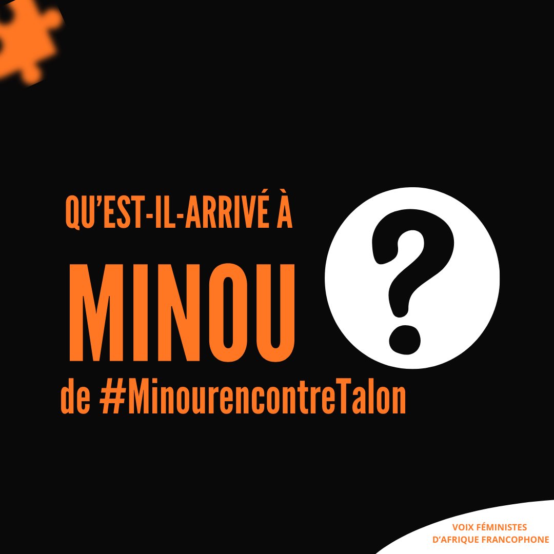 Il est urgent que <a href="/INFBenin/">Institut National de la Femme</a>  donne des nouvelles de <a href="/MinouChrystayl/">MINOU Chrys-tayl 🇧🇯 💫💚🍀</a> . Une personne ne peut pas disparaître ainsi. Nous ses consœurs féministes d’Afrique francophone, demandons de ses nouvelles.
