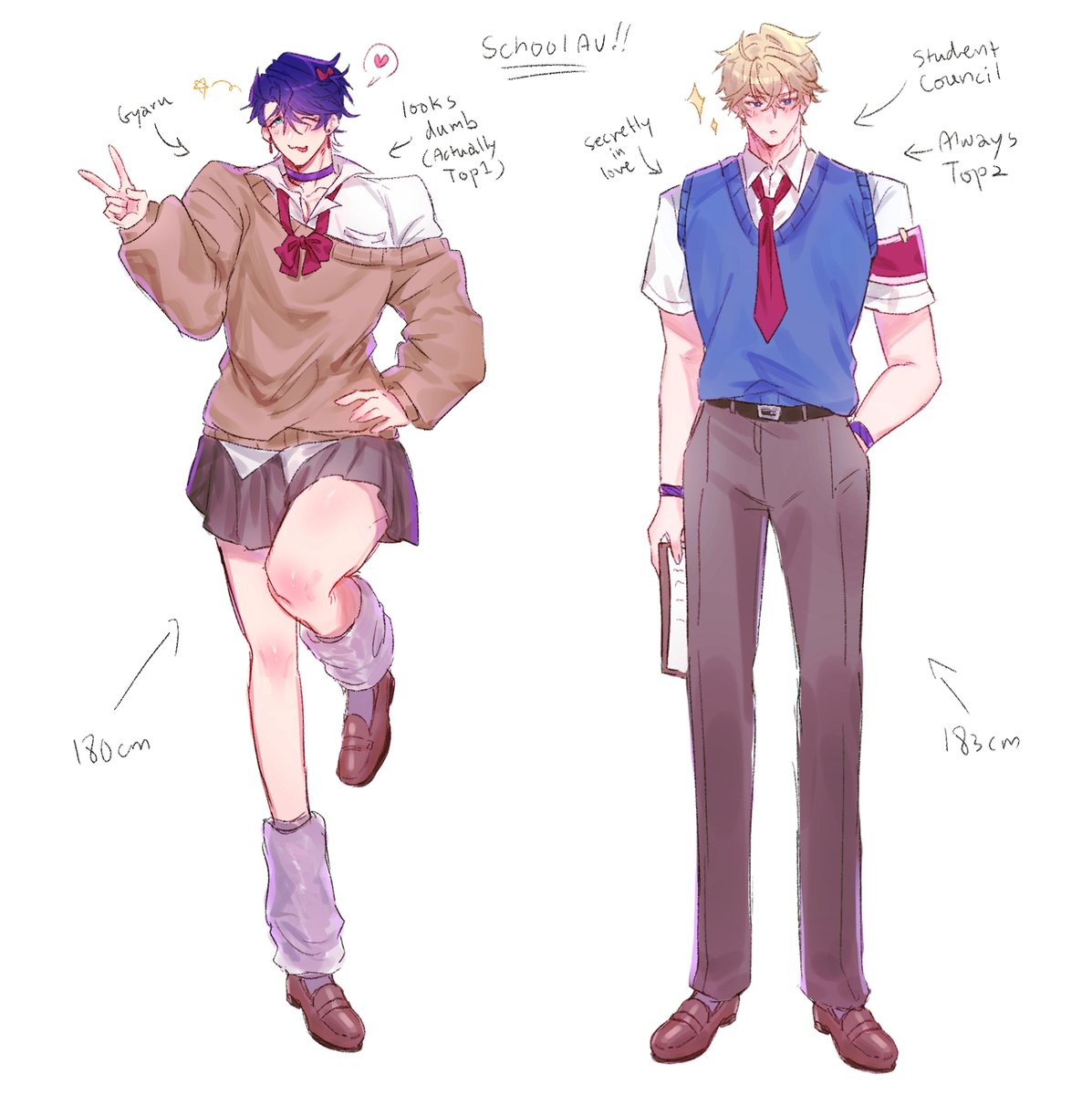 💣🛡️school au