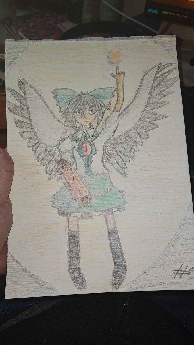 Day 7 8 and 9 ok #inktober2024 !
7 - passport: Penny from Advance Wars - Days of Ruin
8 - Hike: Bidoof from #pokemonmysterydungeon Explorers
9 - Sun: Utsuho Reiuji "I am the goddess of the suuuuun ! At least... I do believe."