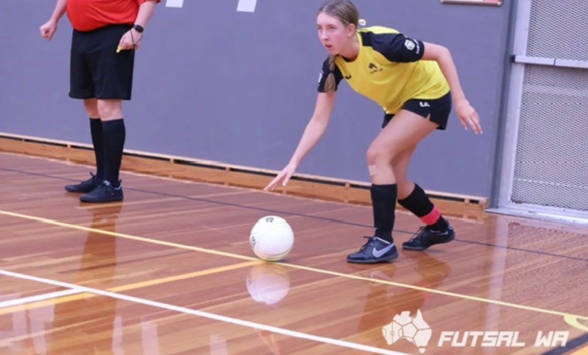 maddiebogust's tweet image. Futsal Nationals Photos! Great Tournament and so proud of my team!! 💛🖤 #futsal #WA #indoor #soccer