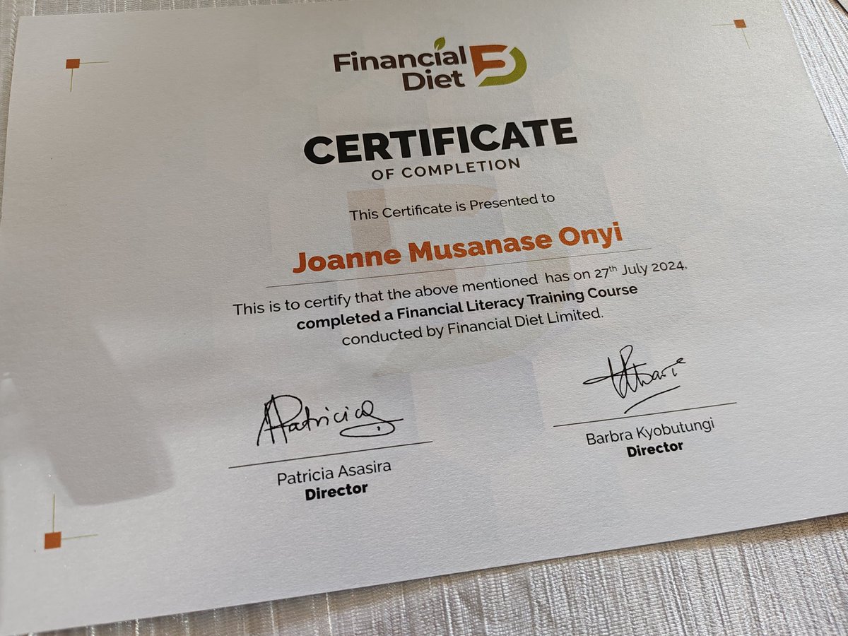 joanne70911's tweet photo. I’m excited to share that I have successfully completed the Financial Diet course! This journey has been incredibly enlightening, providing me with valuable tools and strategies to manage my finances more effectively. https://t.co/BJlOTNw84u