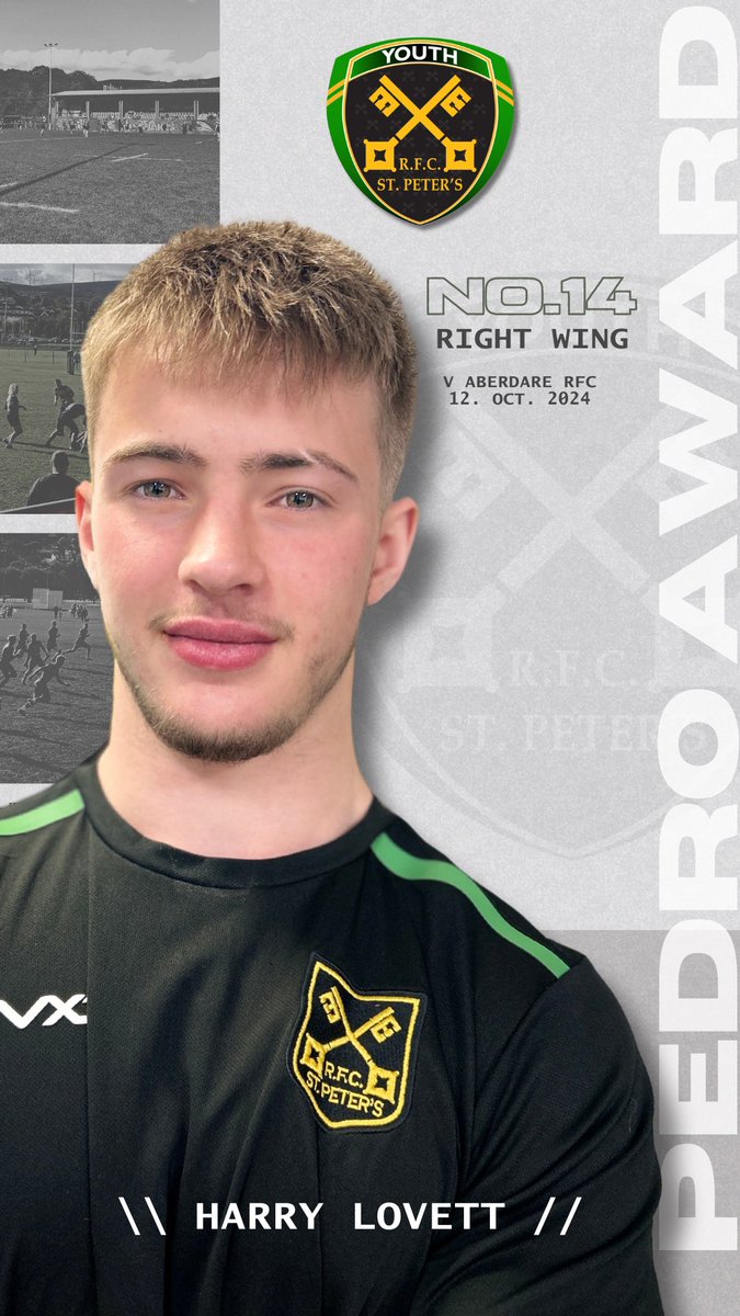 St Peters RFC Youth (@stpetersyouth3) on Twitter photo 16 of our finest warriors put in a fantastic display yesterday. The result didnโt go our way, but cannot fault their efforts. Especially from this guy, congrats on Player of the Match Harry ๐๐ป
Well done to <a href="/AberdareRFC/">Aberdare Youth</a> on the win 16 of our finest warriors put in a fantastic display yesterday. The result didnโt go our way, but cannot fault their efforts. Especially from this guy, congrats on Player of the Match Harry ๐๐ป
Well done to <a href="/AberdareRFC/">Aberdare Youth</a> on the win