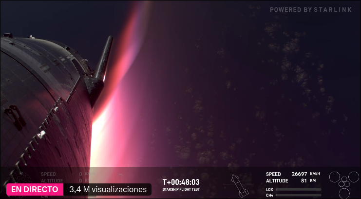 astrocoses's tweet photo. Absolut èxit d'SpaceX en prova de vol suborbital IFT-5. S'ha aconseguit agarrar el SH a la torre de llençament, una reentrada de l'Starship exitosa fins al final, i tot amb un stream sense interrupcions gràcies a l'Starlink. 

Felicitats @SpaceX  !! #starship #ift5 https://t.co/0qyMThM0f3