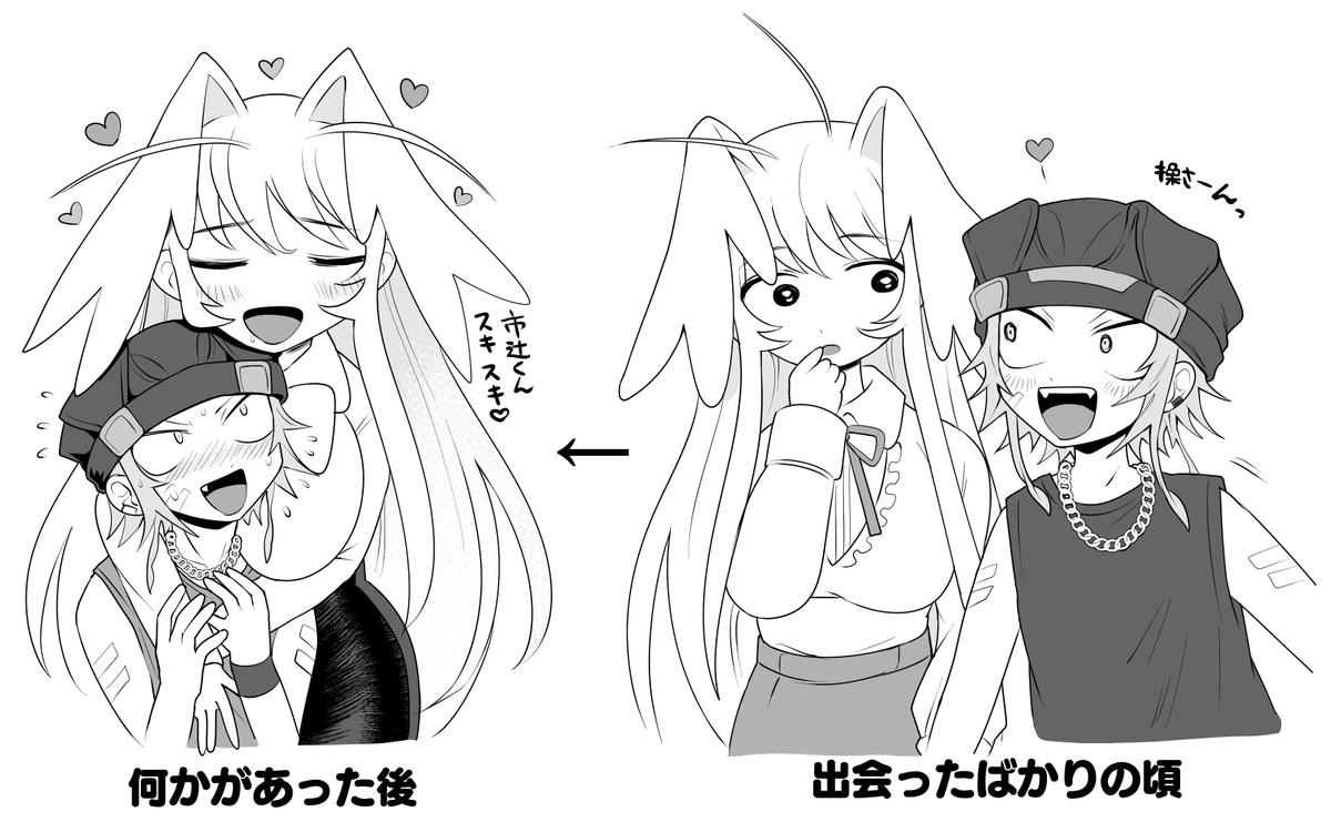 #Gtsurius_OC 市辻くんと操さん 