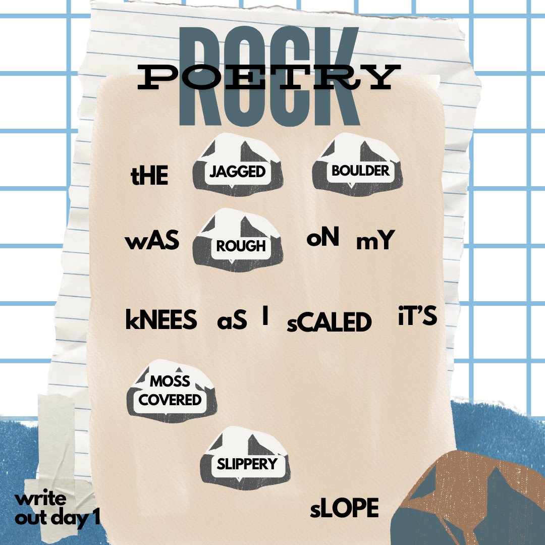 Day 1 of #writeout — here’s my inspiration for the day or for your students this next week with a mentor attached. Just out writeout.nwp.org for more ideas or over at <a href="/MovingWriters/">Moving Writers</a> see you tomorrow! <a href="/writingproject/">Writing Project</a>
