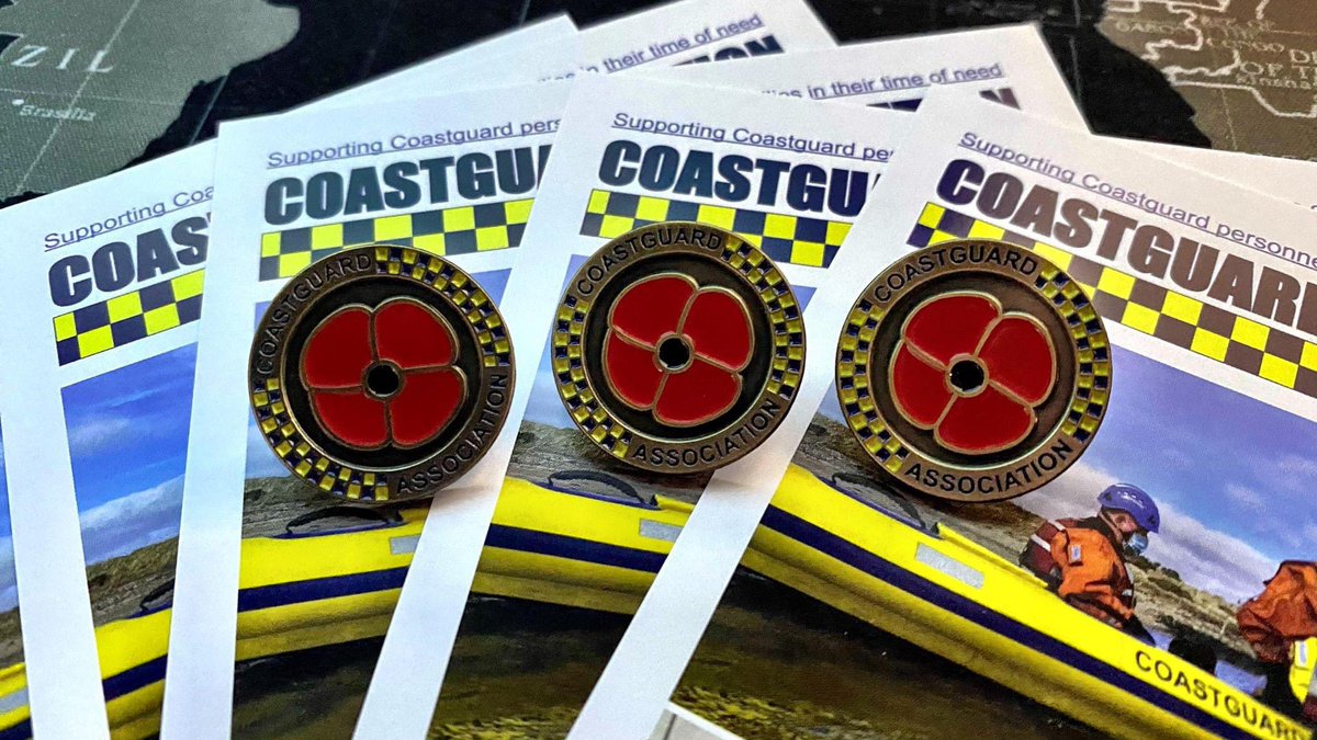 Our limited edition 2024 Remembrance Pin Badges are ON SALE NOW with over 100 sold already. With only 300 produced this year, be quick to get yours and help support two charities. Order online at: paypal.com/instantcommerc… #999Coastguard #SARFamily