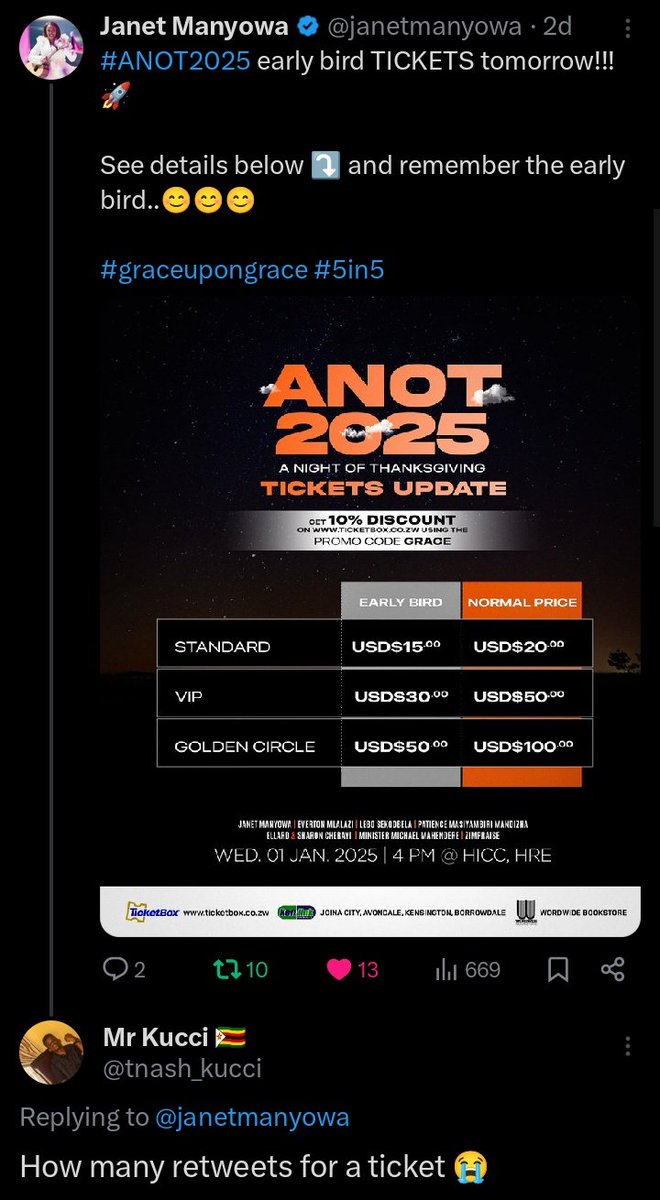 tnash_kucci's tweet photo. Help me get 53 retweets only for the ticket 🙏🙏🙏 

Repost please 😭😭😭🙏 #ANOT2025 https://t.co/xb6sXcHaYl