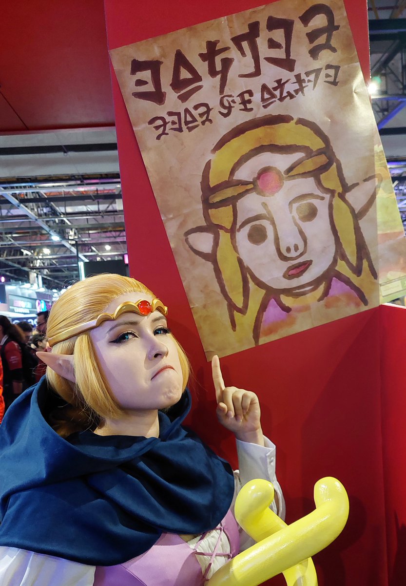 layze_michelle's tweet photo. I found out that I'm wanted all over the @NintendoBrasil's booth at @BrasilGameShow haha 🥸

#ZeldaEchoesofWisdom https://t.co/VOb0mQLawq