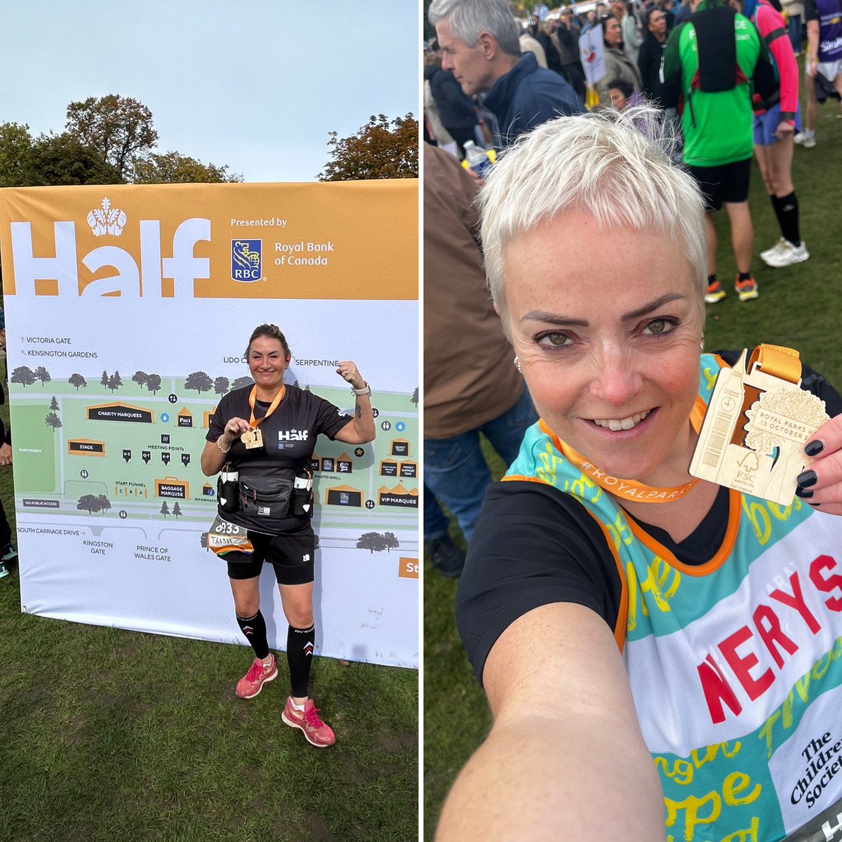And they smashed it !

Congratulations Nerys &amp; Trish for finishing <a href="/RoyalParksHalf/">Royal Parks Half</a> with big smiles on your faces and running for <a href="/childrensociety/">The Children's Society</a> 

#TeamTCS