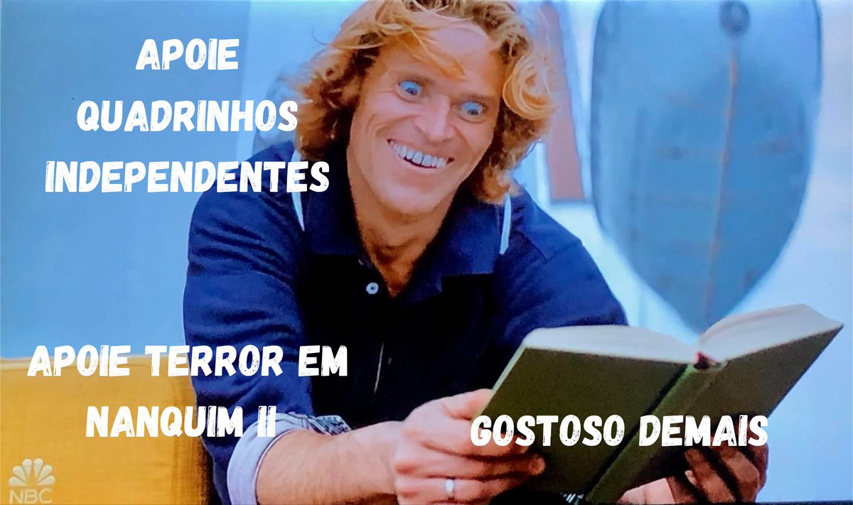Apoie "Terror em Nanquim II" pra ficar feliz igual o Willem Defoe! catarse.me/terror_em_nanq…

#RodrigoOrtizVinholo #terroremnanquimii #terroremnanquim2 #terroremnanquim #quadrinhos