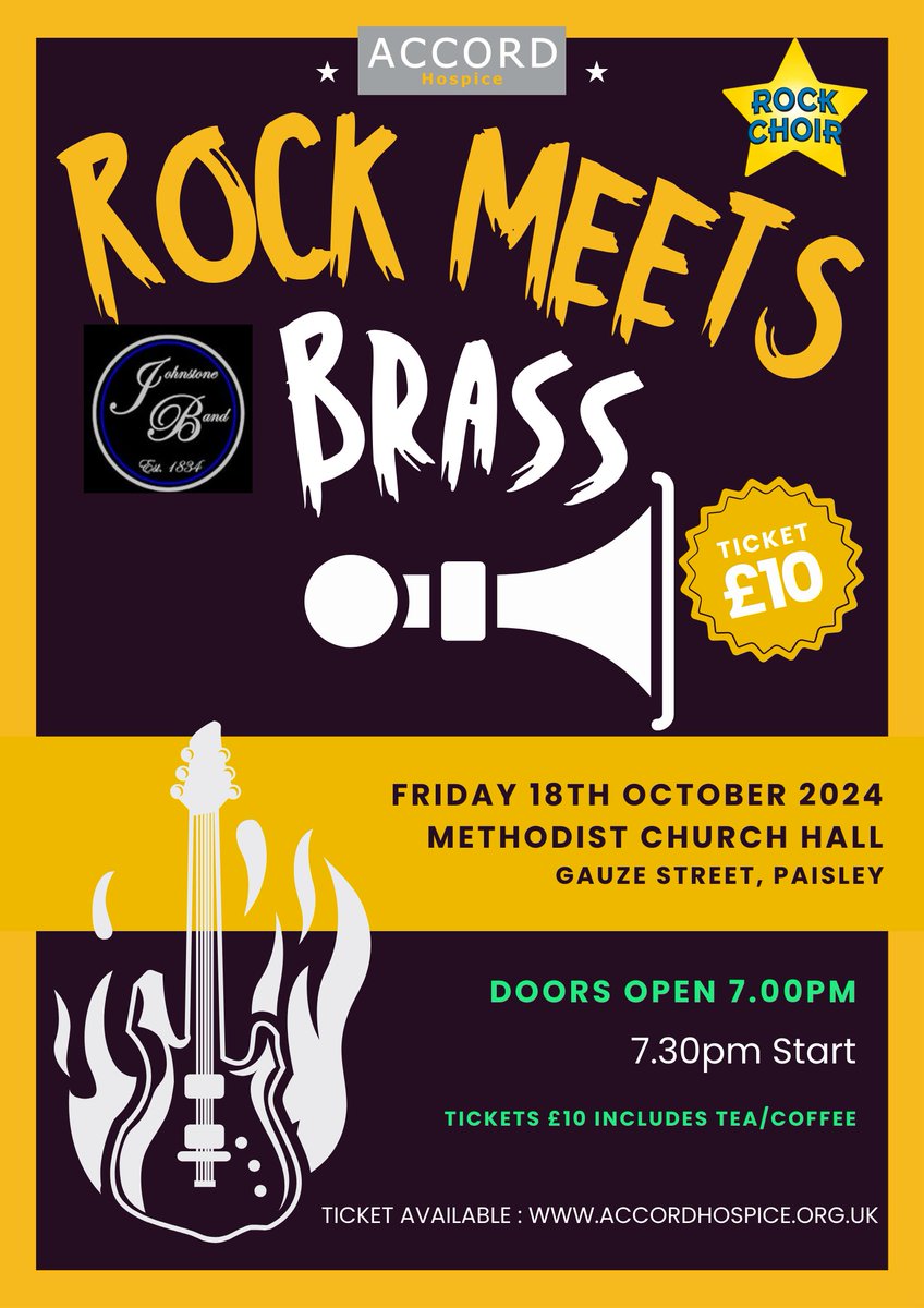 Johnstone Band (@johnstoneband) on Twitter photo The Band is looking forward to taking part in "Rock meets Brass" on Friday 18th October at the Methodist Central Hall Paisley - come along and support <a href="/accordhospice/">ACCORD Hospice</a> accordhospice.org.uk/events/rock-me… The Band is looking forward to taking part in "Rock meets Brass" on Friday 18th October at the Methodist Central Hall Paisley - come along and support <a href="/accordhospice/">ACCORD Hospice</a> accordhospice.org.uk/events/rock-me…