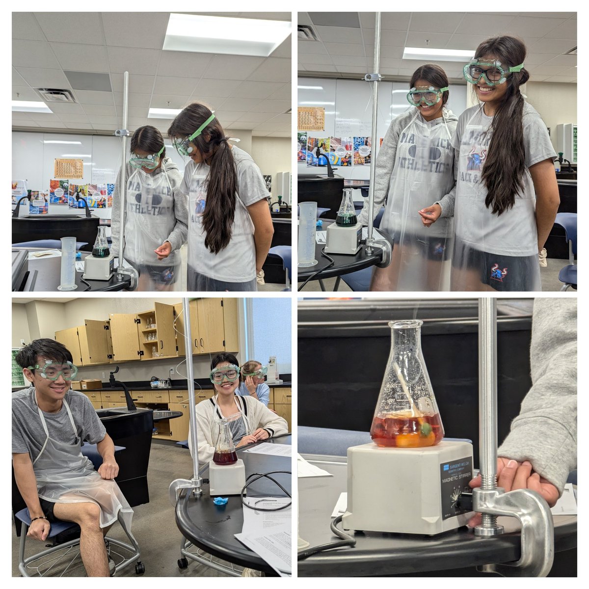 WF Memorial Mavs ACS ChemClub had fun investigating an "Eye-Candy" redox reaction this week.  <a href="/ThBryceisRight_/">Bryce Henderson</a> <a href="/WFISDschools/">Wichita Falls ISD</a> @MemorialMavericks #MavsOnTop