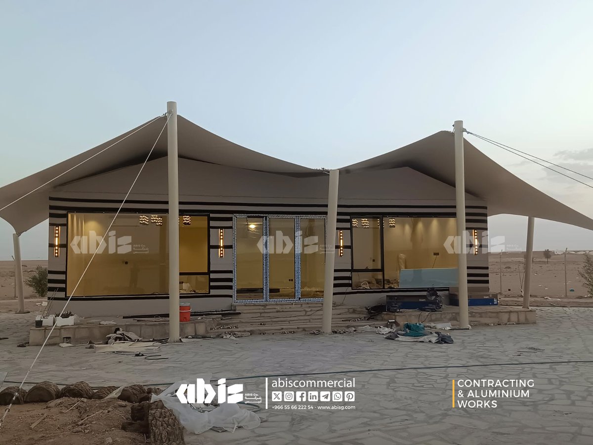 abiscommercial's tweet image. 🏕️ Proud to present our latest tent saloon project in Saudi Arabia! Featuring durable aluminum doors &amp;amp; windows, this design is perfect for desert living. #AluminiumWorks #ABISCommercial #TentDesign #SaudiArabia 

For inquiries:
📞 +966 55 662 2254
🌐 abisg.com