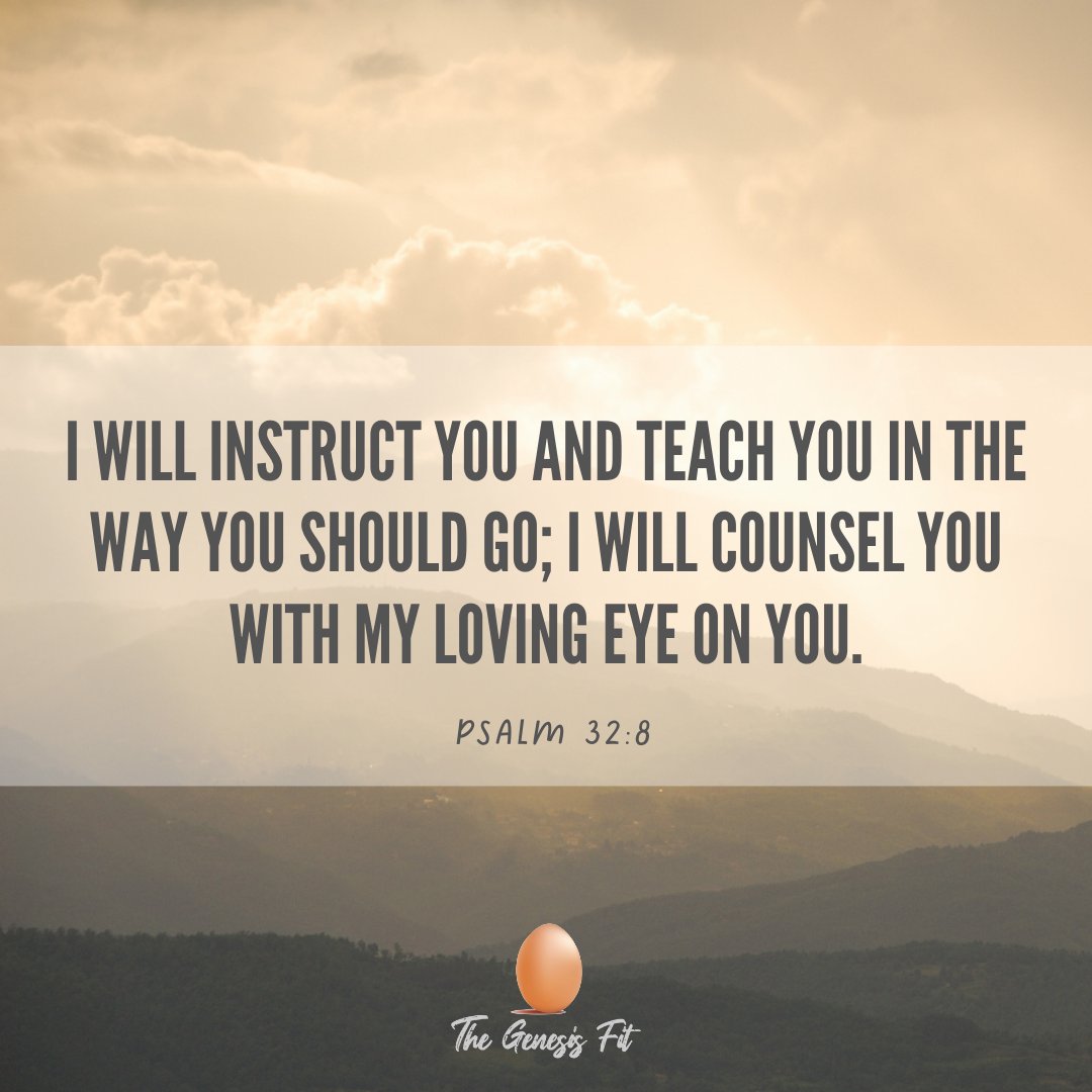 ✨Life can sometimes be overwhelming, but take comfort in knowing that God is guiding you through every step. Trust in His wisdom and let His love be your compass. 💫
#christianbasedcompany  #Psalm32 #TheGenesisFit #LocalGymInMarshfieldMA