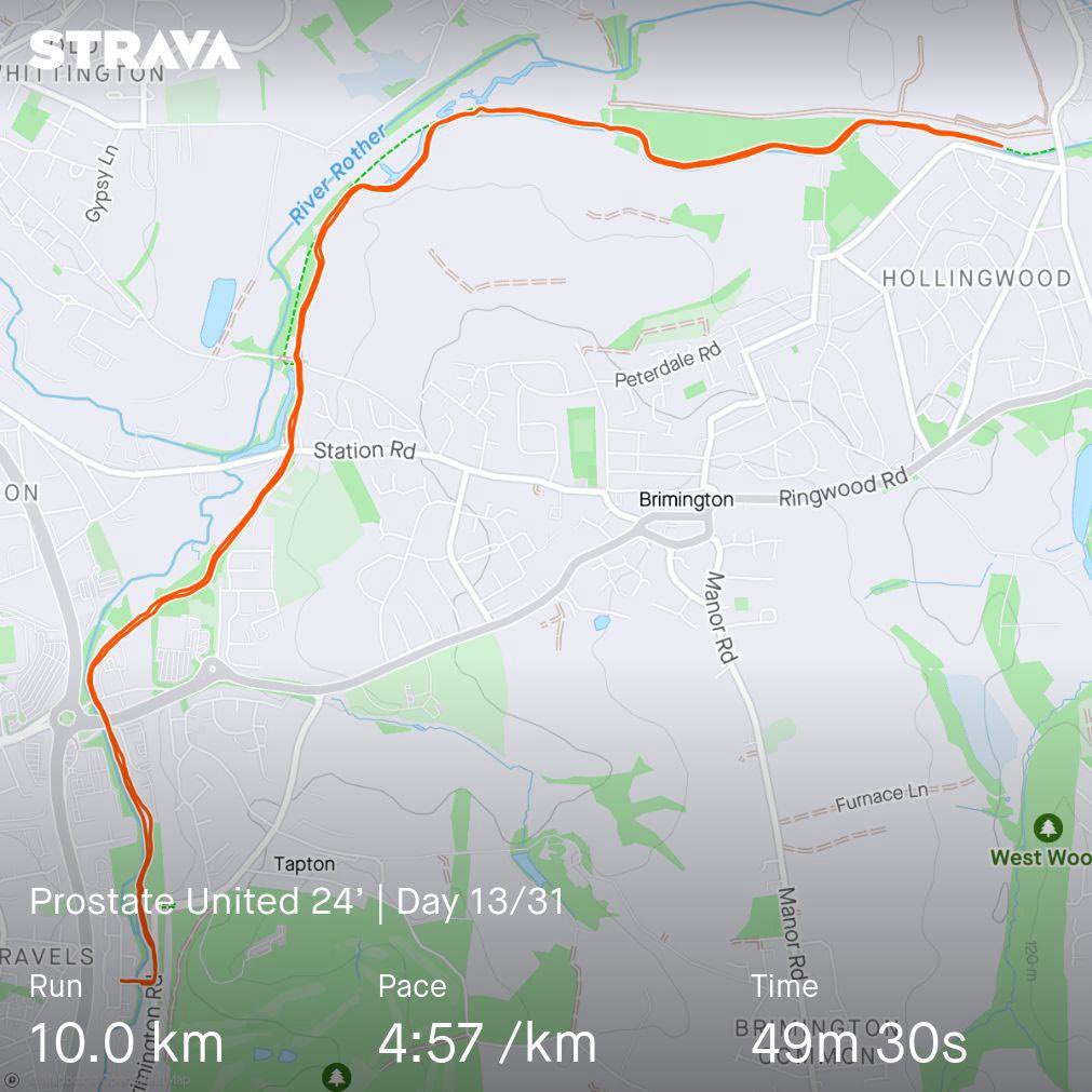 robbo_leo's tweet photo. Day 13/31 ⁦@prostateunited⁩ 

Got in the zone for that one today. Another day ticked off ✅ https://t.co/bQPVwpI5sv