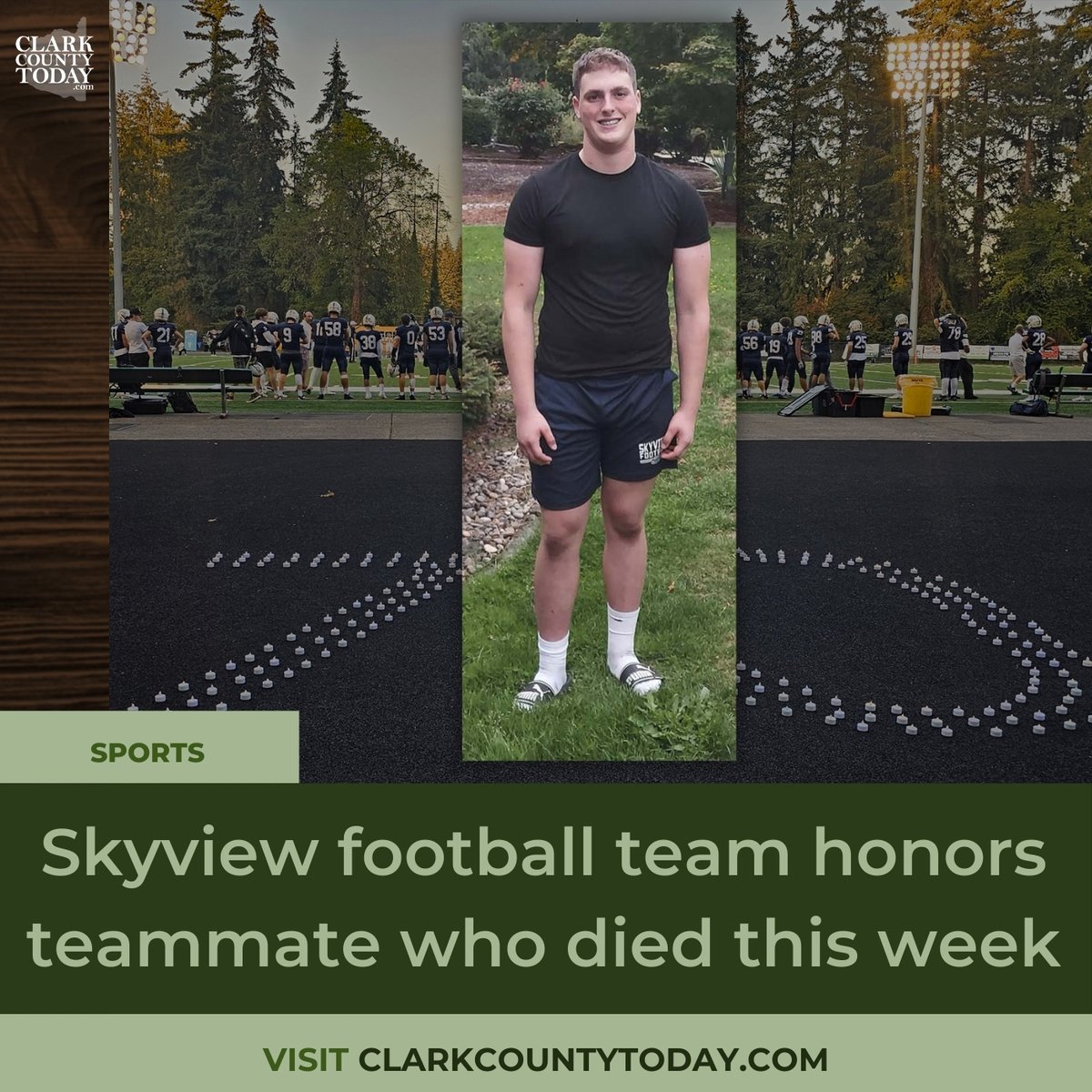 NewsFromCCT's tweet image. Skyview football honored teammate Liam Sloan with a heartfelt game and victory. Full story on clarkcountytoday.com/sports/skyview…
#SkyviewFootball #LiamSloan #ClarkCountyWa #LocalNews #HighSchoolFootball