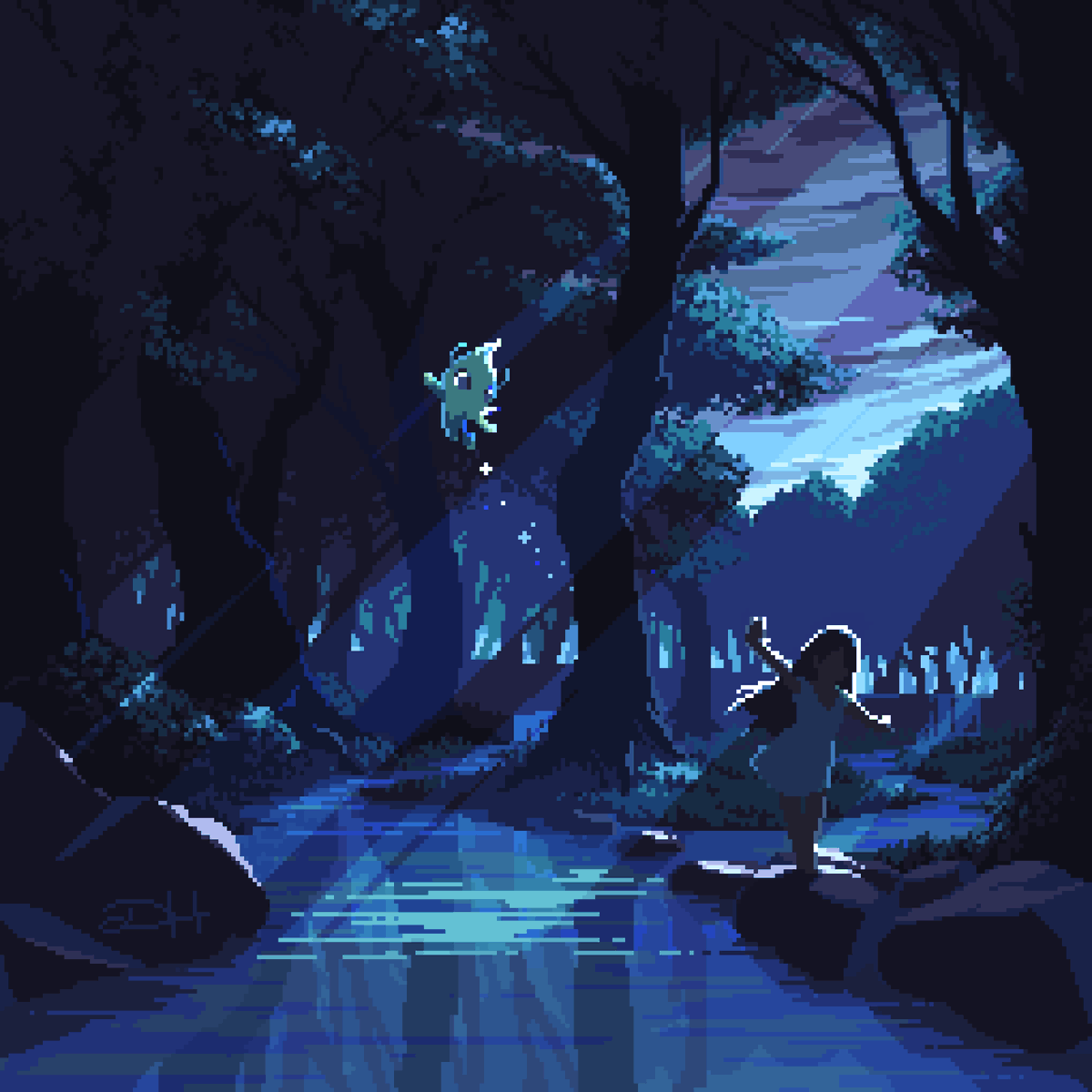 TheDavishi's tweet image. Left or Right? 🤔 #pixelart