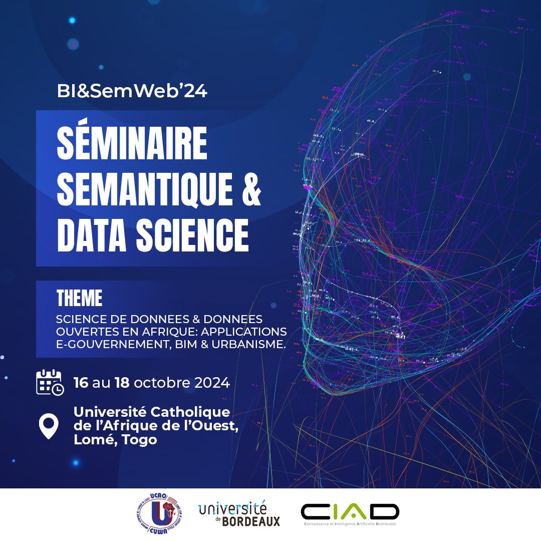 BISemWeb's tweet image. En pleine préparation pour notre prochain évènement #bisemweb24 au sein de @UcaoUut du 16 au 18 octobre 2024. #bisemweb #AI4africa #togo