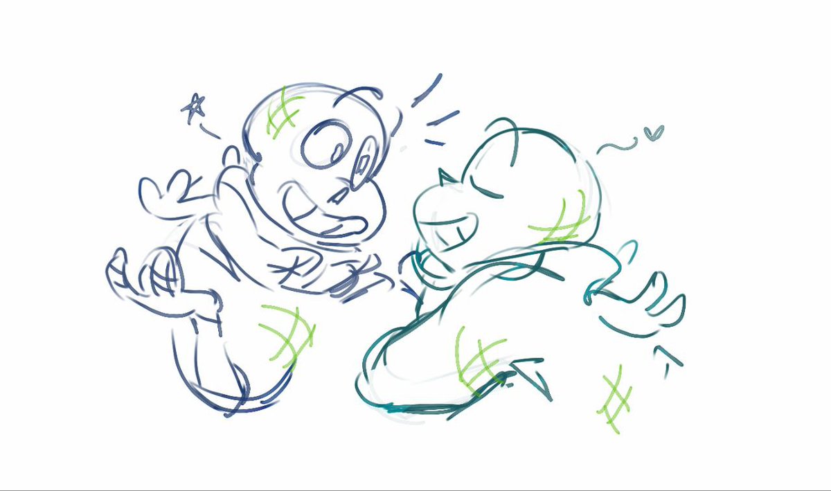 10.10 was the birthday of the binary twins - Mesh &amp; Net! Hooray! 
BinaryTale's 4th Anniversary!!! ^_^

#Undertale #UndertaleAU #BinaryTale #MeshSans #NetSans #Sans #AggressiveMutant