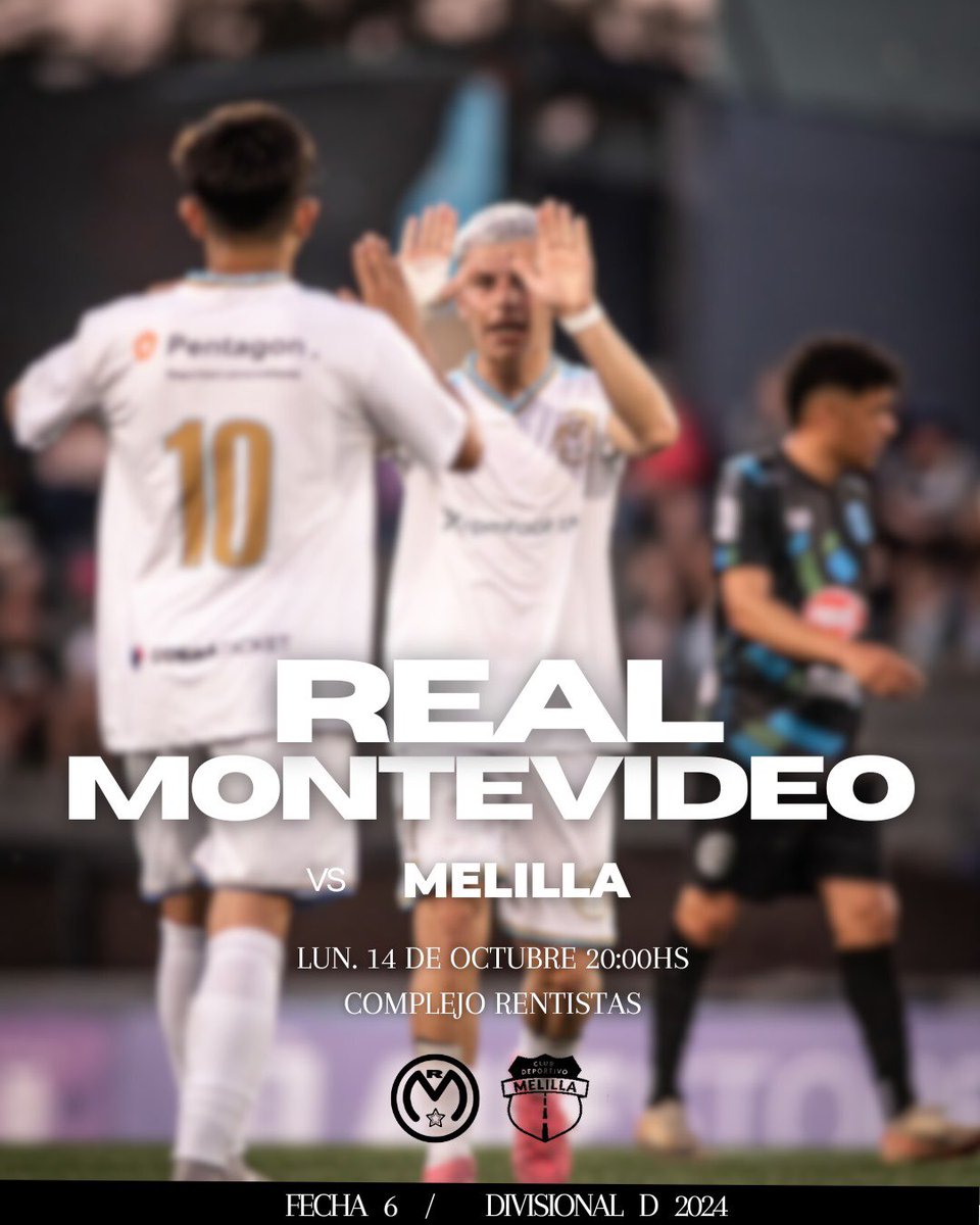 ꜱᴇxᴛᴀ ꜰᴇᴄʜᴀ

🗓️: 14/10
🕗: 20:00 hs
📍: Complejo Rentistas
🆚: Melilla