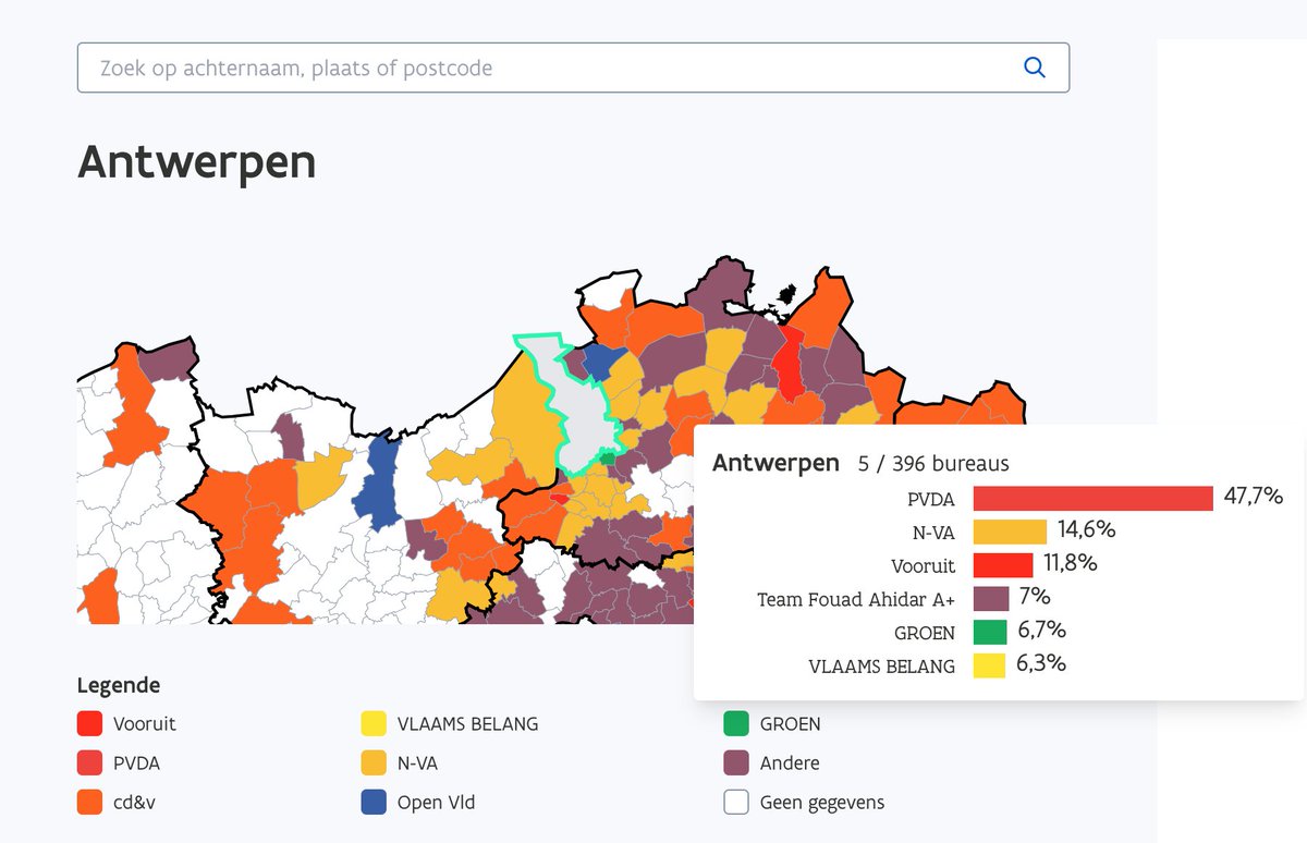 AdrianThomas90's tweet image. Anvers vient de livrer les résultats de ses cinq premiers bureaux (sur 396...) et donne un PTB-PVDA à 47,7% ! Voilà qui promet pour cette palpitante soirée électorale ! #excitation #kies24 #verkiezingen2024