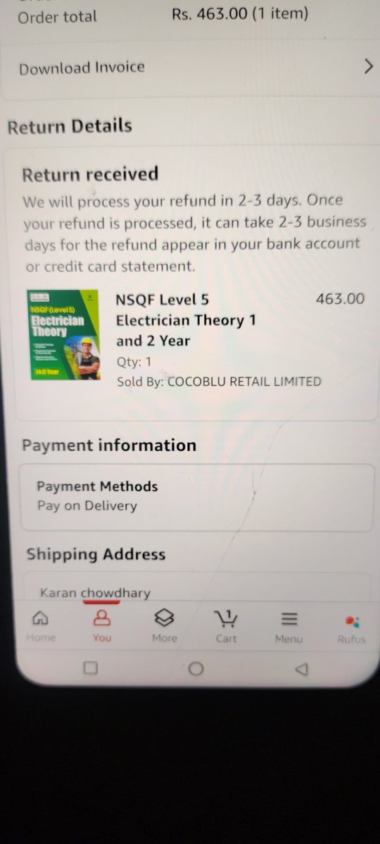 Suj_IEt's tweet photo. Pathetic service from @amazonIN  ordered book on 24 sept, rcvd diffrent book, and returned on 1 Oct still not received the refund. on call they didn't even provide complaint no or email id and said until you call we don't look in this type of issue
@Flipkart https://t.co/padCDf7Aj3