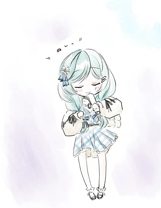 今日の歌枠もいっぱい楽しかった…!シカ色デイズほんと好きです#もかんにクッキー #歌絵もかん 