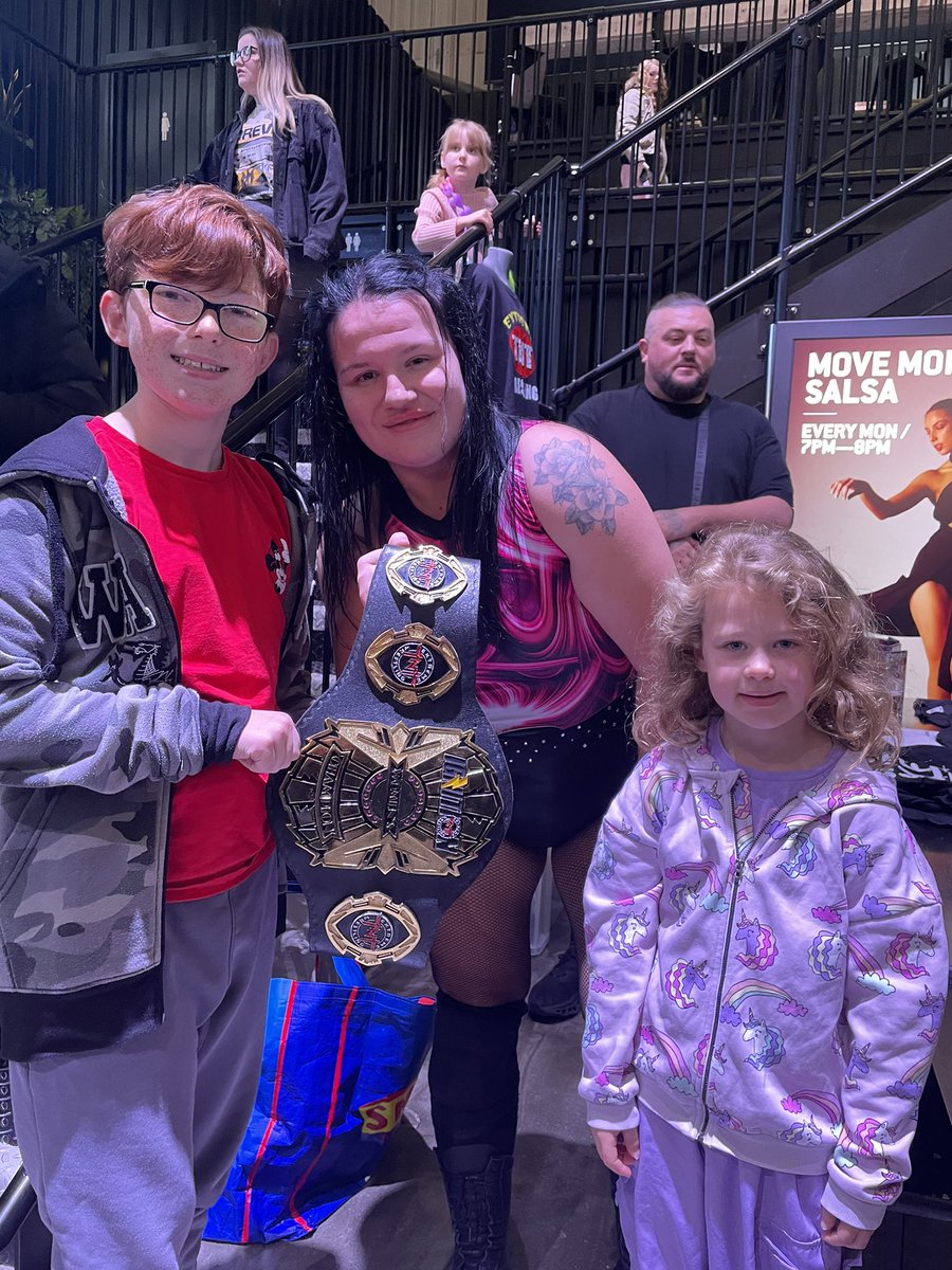 The kids are having a great time at their first ever wrestling show 

<a href="/HOWrestlingUK/">Hooked On Wrestling</a> &amp; <a href="/TNTExtremeWres/">TNT Extreme Wrestling</a> Ignition 🔥 

Awesome event at <a href="/BoxparkLvrpool/">BOXPARK Liverpool</a> <a href="/WrestleTours/">WrestleTours</a> 

<a href="/ShoneyDaJuggala/">Peter Shone</a> <a href="/lyndsey_shone/">Lyndsey $hone</a>