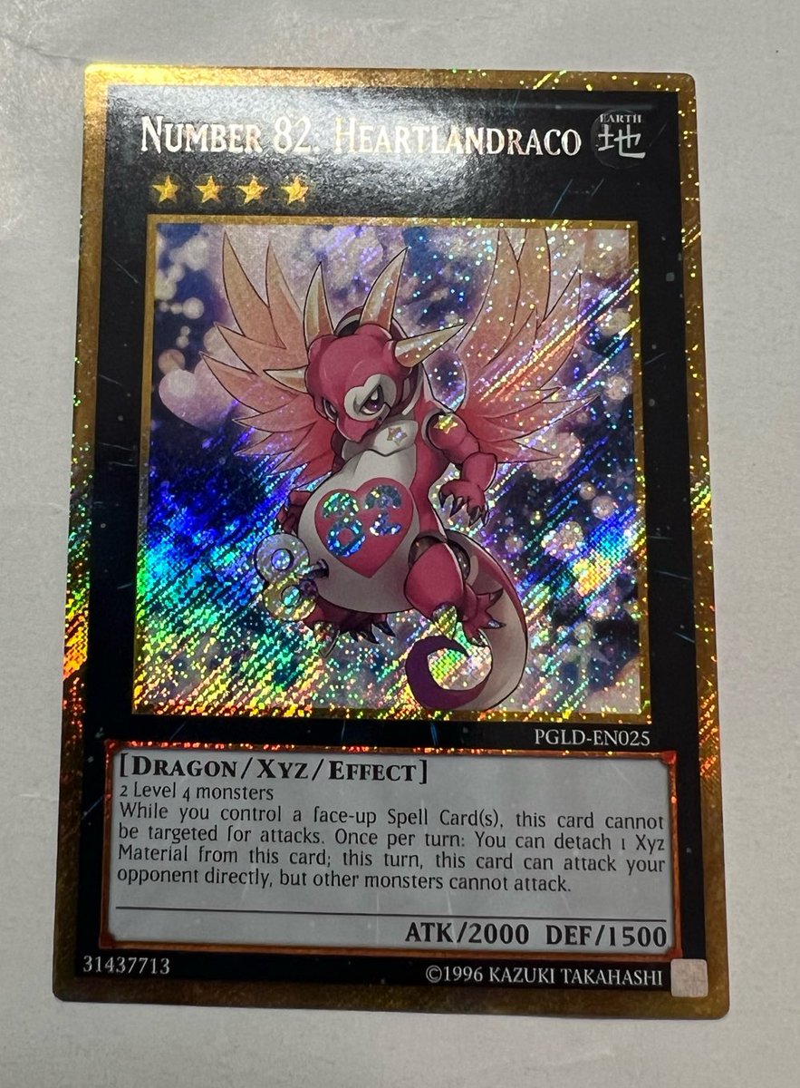 Sifu_Samurai's tweet image. 🔢 Daily Number XYZ from my collection:

Number 82: Heartlandraco 🌌🃏

#YuGiOh #YGO #CardCollection #XYZ