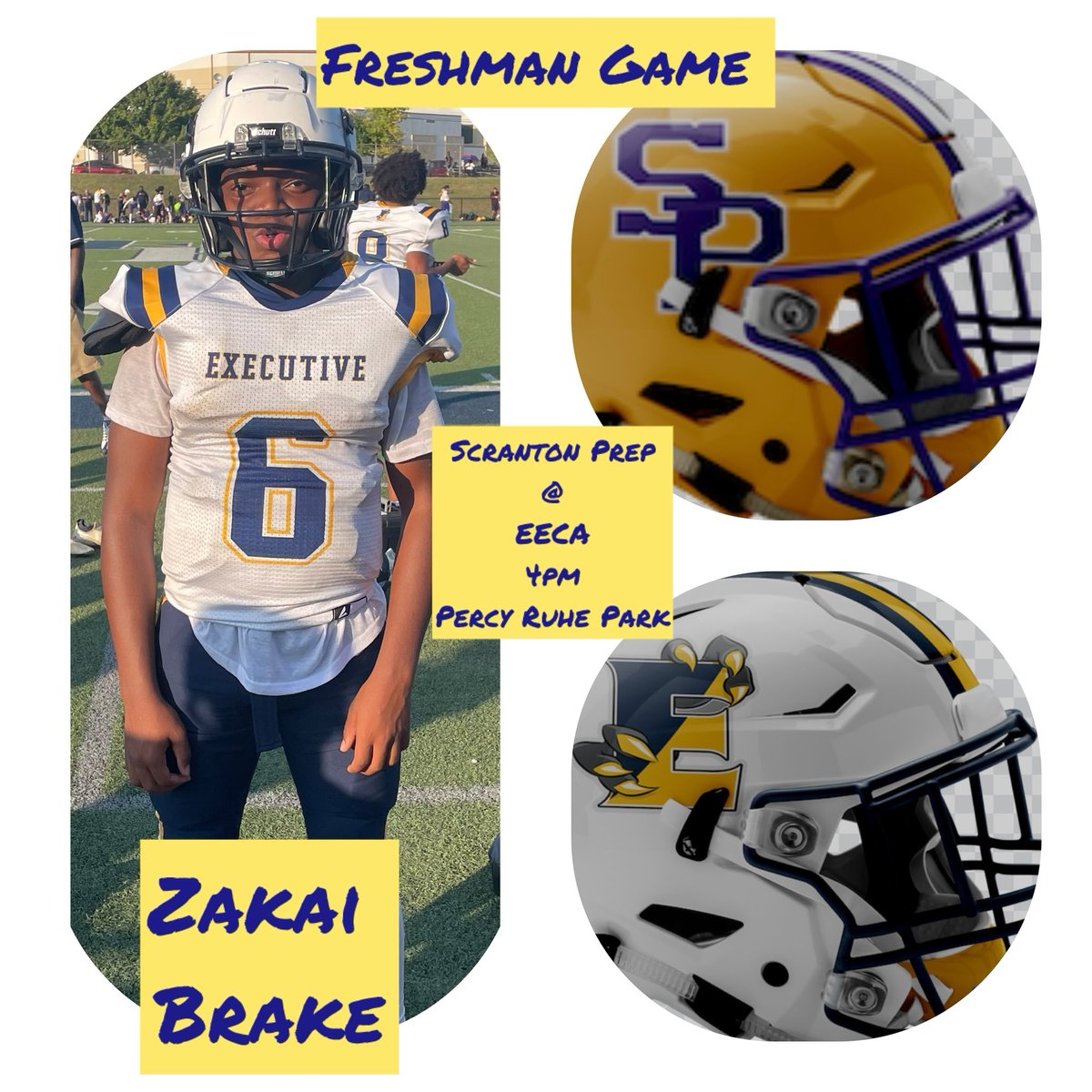 Come check out the freshman team as we face against Scranton Prep tomorrow afternoon,4pm @ Percy Ruhe Park.#GrowthSeason#EarnedNotGive#GodsGift#GodsPlan#Brakeboyz4Life🦖👽