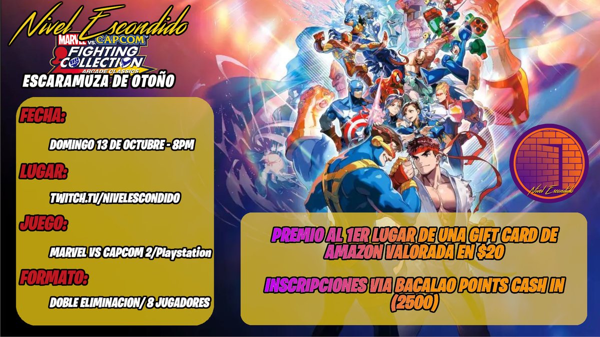 Está noche se activa la violencia digital! Escaramuza de Otoño 2024. Marvel vs Capcom 2 (versión PS4)