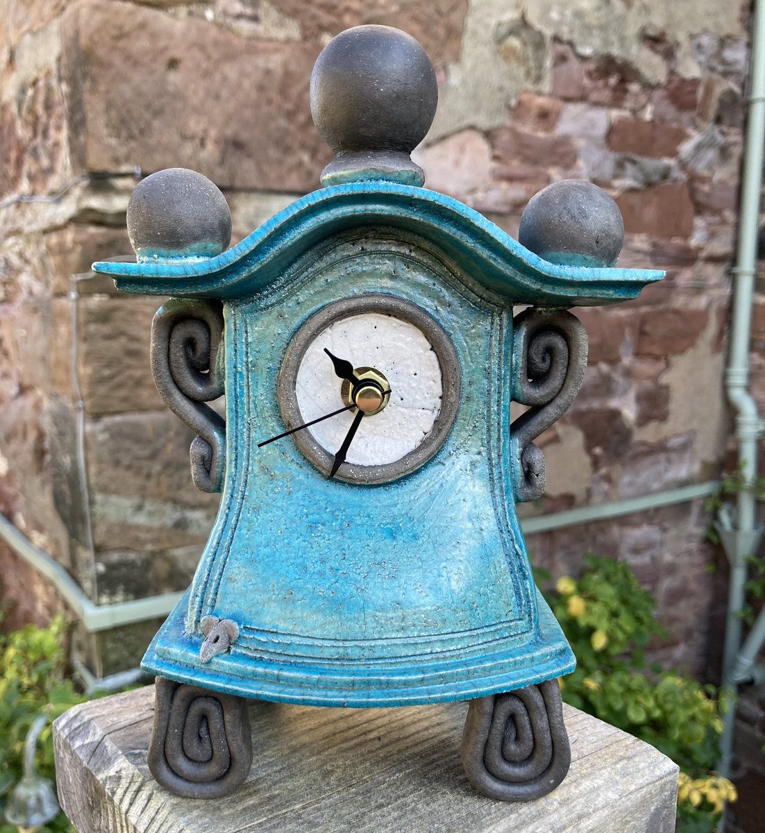 New in are these stunning ceramic clocks by Ian Roberts. Hand built and raku fired. We love the zingy colours!