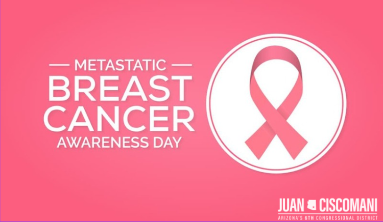 RepCiscomani's tweet photo. I'm proud to be a cosponsor of the H.R. 549, Metastatic Breast Cancer Access to Care Act, which would waive #Medicare and SSDI waiting periods for people with #metastaticbc. This month and every month, I look forward to continuing to work with @NBCCStopBC to #EndBreastCancer. https://t.co/c6IAj2F4S4