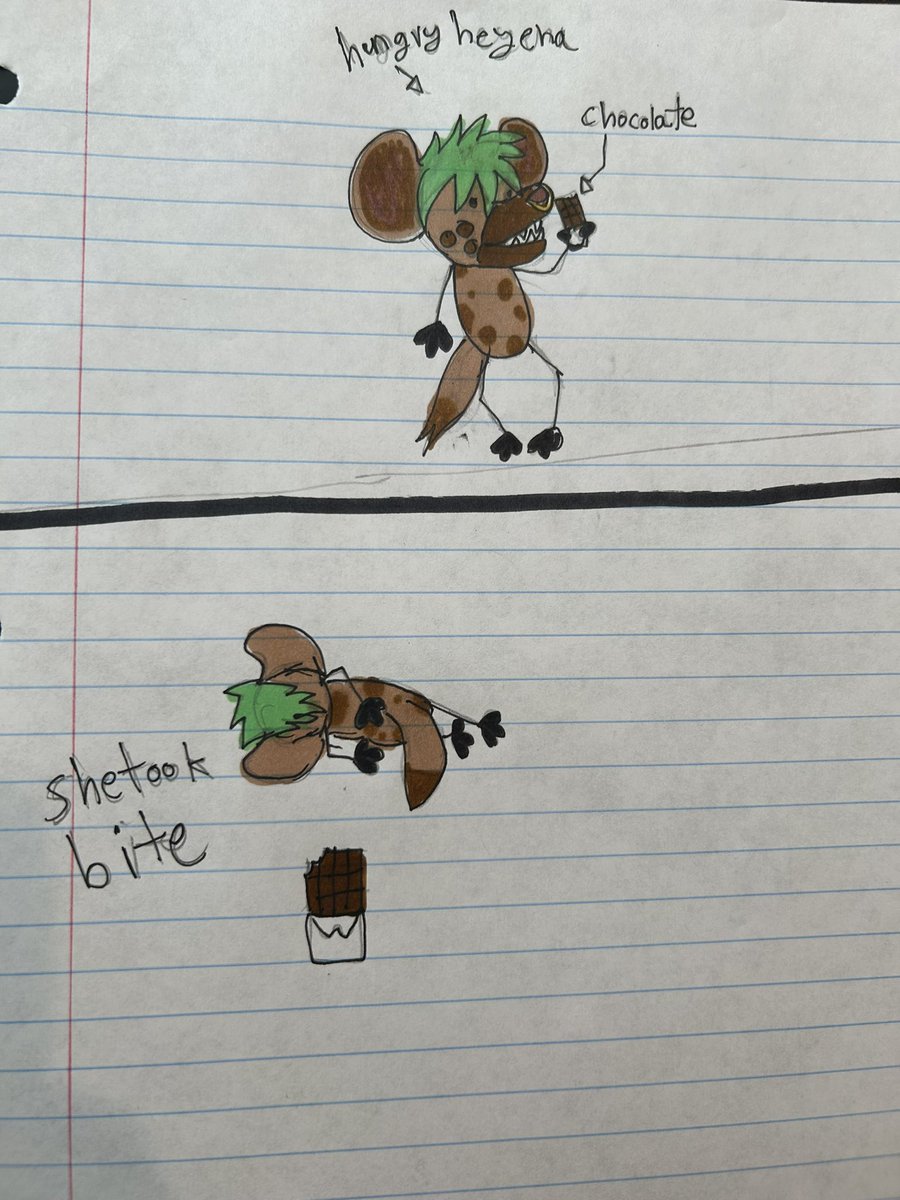 basicfurryrue's tweet photo. Sadly, hyenas are allergic to chocolate:(

I spelt hyena wrong on purpose I swear https://t.co/AQd84F0gH6