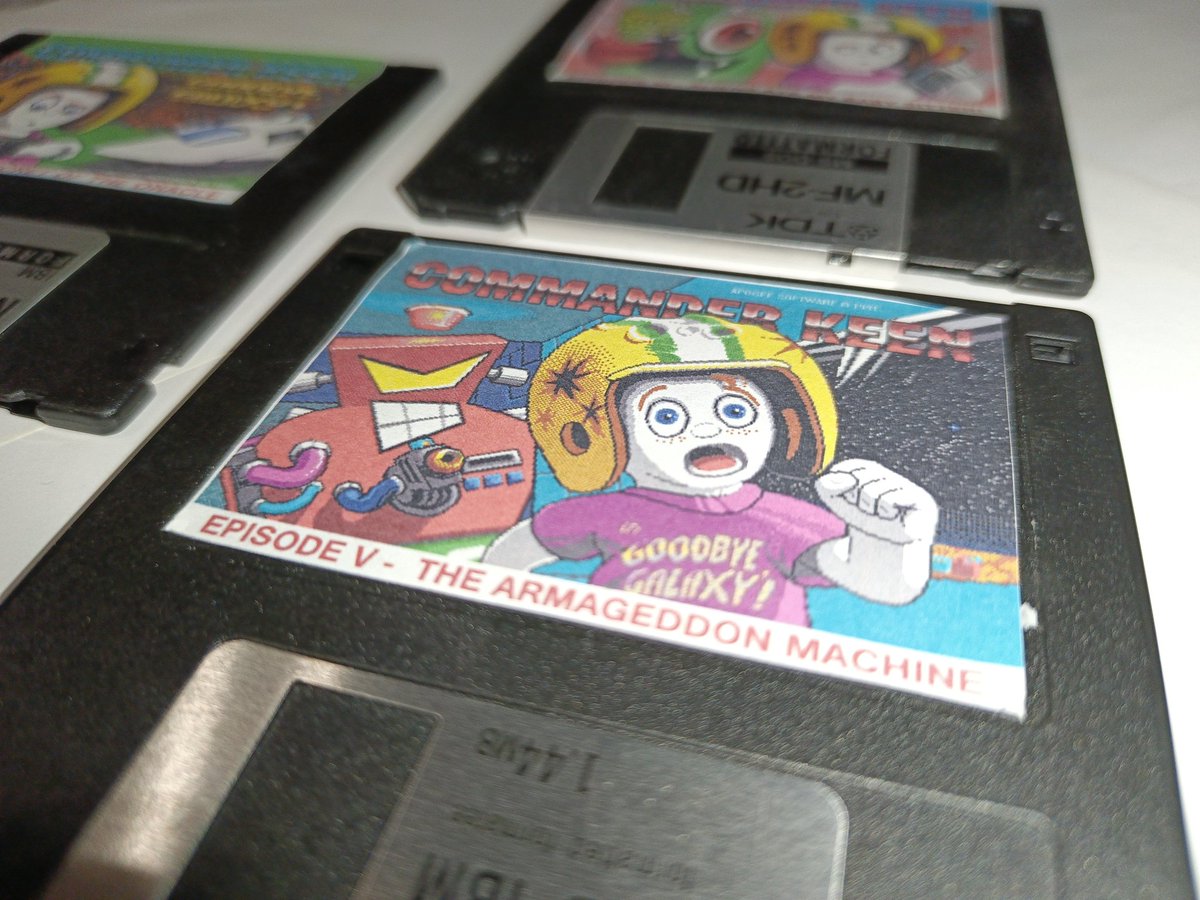 What's your favorite episode of Commander Keen?

It's a difficult choice for me, of course. Perhaps it's time to play a game again. I suspect it's be difficult.

#retrogames from my collection of memories