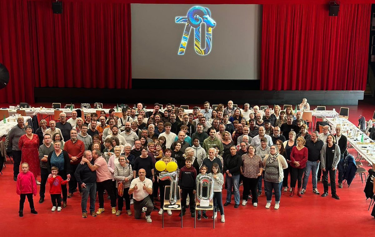 Le repas des anciens du <a href="/BagadErgueArmel/">Bagad Ergue Armel</a> pour ses 70 ans