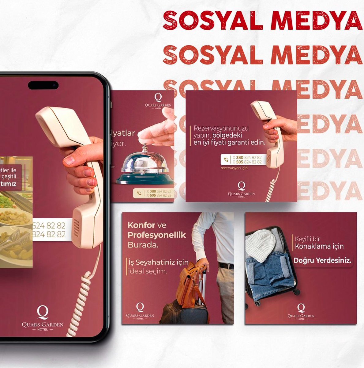 Sosyal medya hesaplarınızı yönetiyoruz