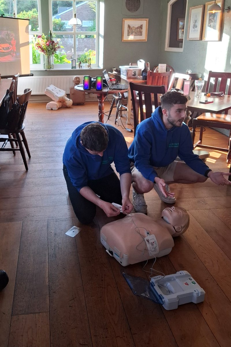 DonateForDefib's tweet image. Showcasing our CPR / Defibrillator Awareness Sessions!

Come and join us on our next event on Wednesday!

#RestartAHeart 
#cardiacarrestawareness