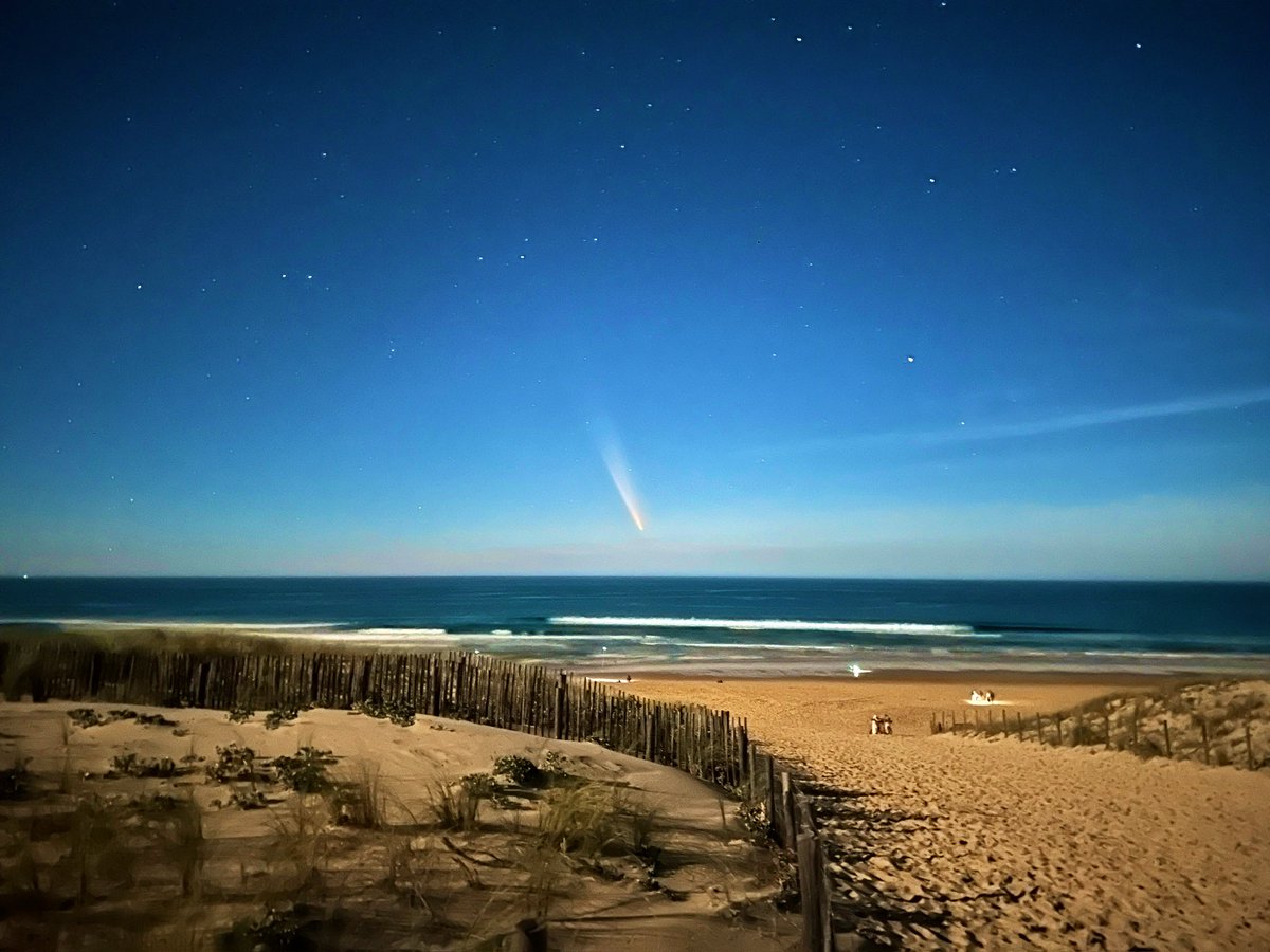 Antoadio's tweet image. Et une comète, une !
#comet #CometC2023A3 #Tsuchinshan_ATLAS #TsuchinshanATLAS