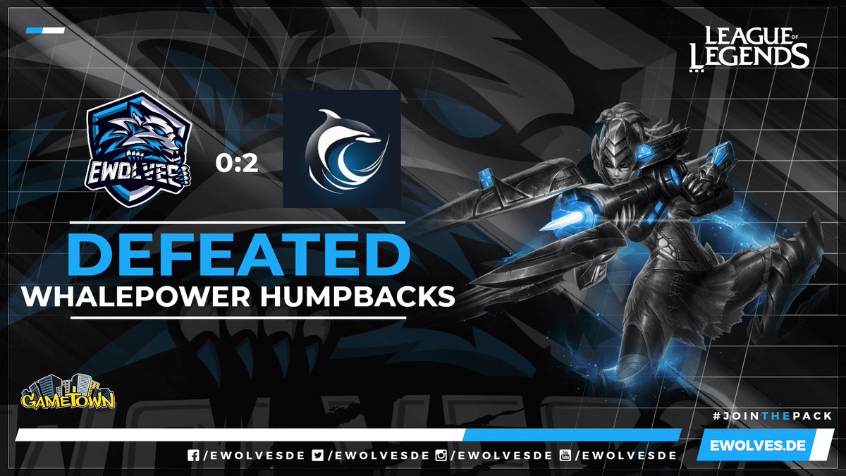 [#LeagueOfLegends]

Unser Main-Team muss sich leider geschlagen geben und geht mit 0:2 in den Split.

Unsere Moggers trennen sich 1:1 und unser BNX-Team steht auch leider 0:2.

Schütteln, aufstehen und weiter gehts!

GGWP!