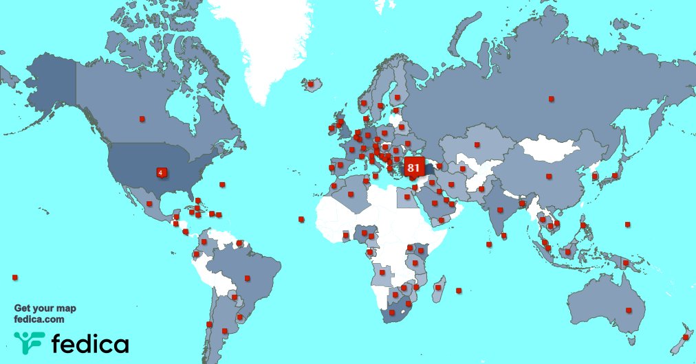 Special thank you to my 13 new followers from USA, and more last week. fedica.com/!cryptonerium