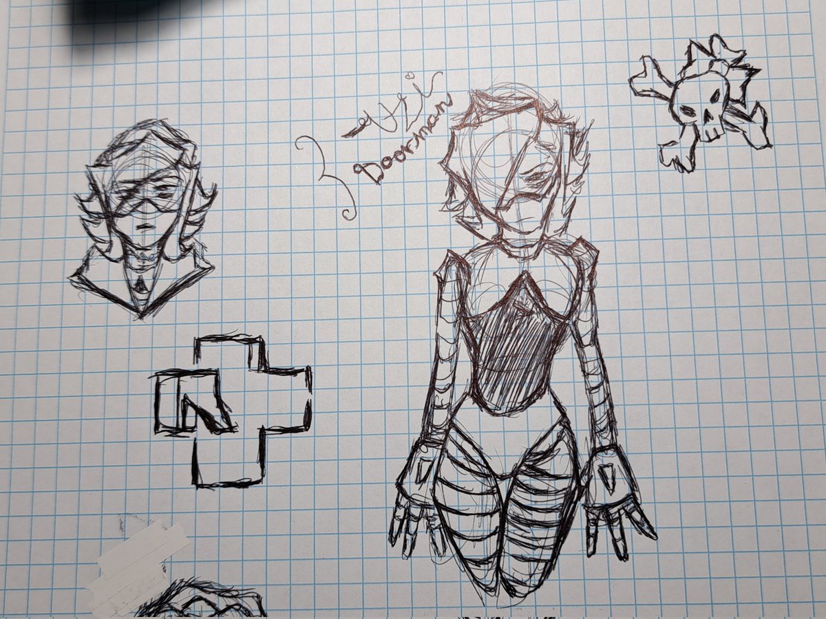 agressivexprnc's tweet photo. Forgetting about how they have nothing on (I was lazy to draw their clothing) yeaaah more school doodles https://t.co/074GqYFxLW